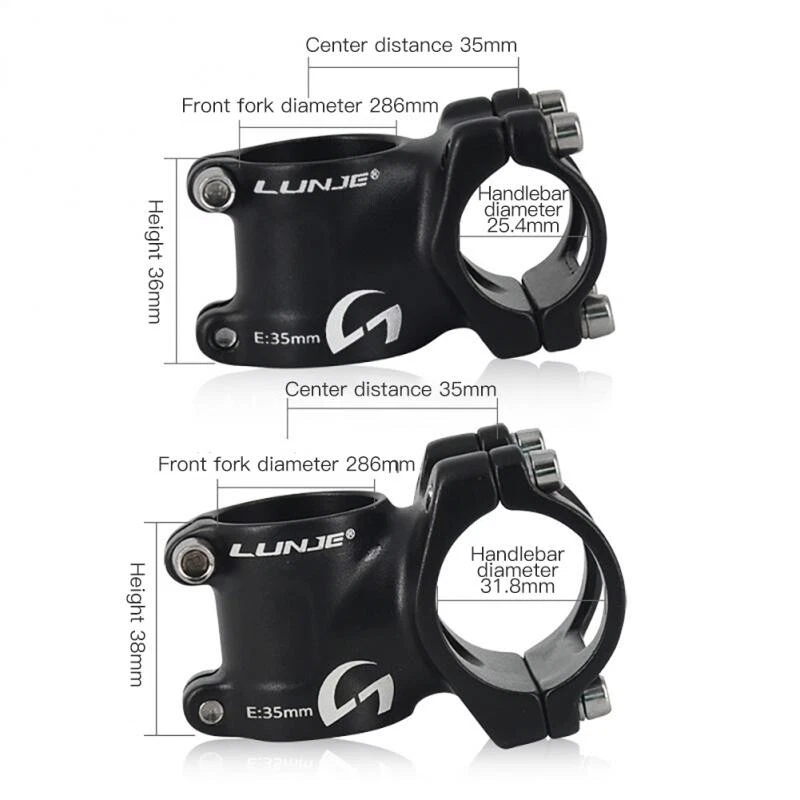 Bike Stem Mtb Handlebar Advance Bicycle Table Short Stem Road Mountain 31.8 Pipe - Image 4 of 4