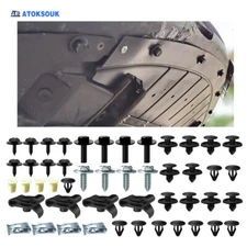 50Pcs For Lexus Engine Splash Shield Fender Bumper Screw Clips Rivet Fastener