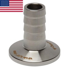 Kf-16 Nw-16 12 Hose Barb Adapter Vacuum Fitting Ss304 Loco Science Kf-16 Nw-16 12 Hose Barb Adapter Vacuum Fitting Ss304 Loco Science