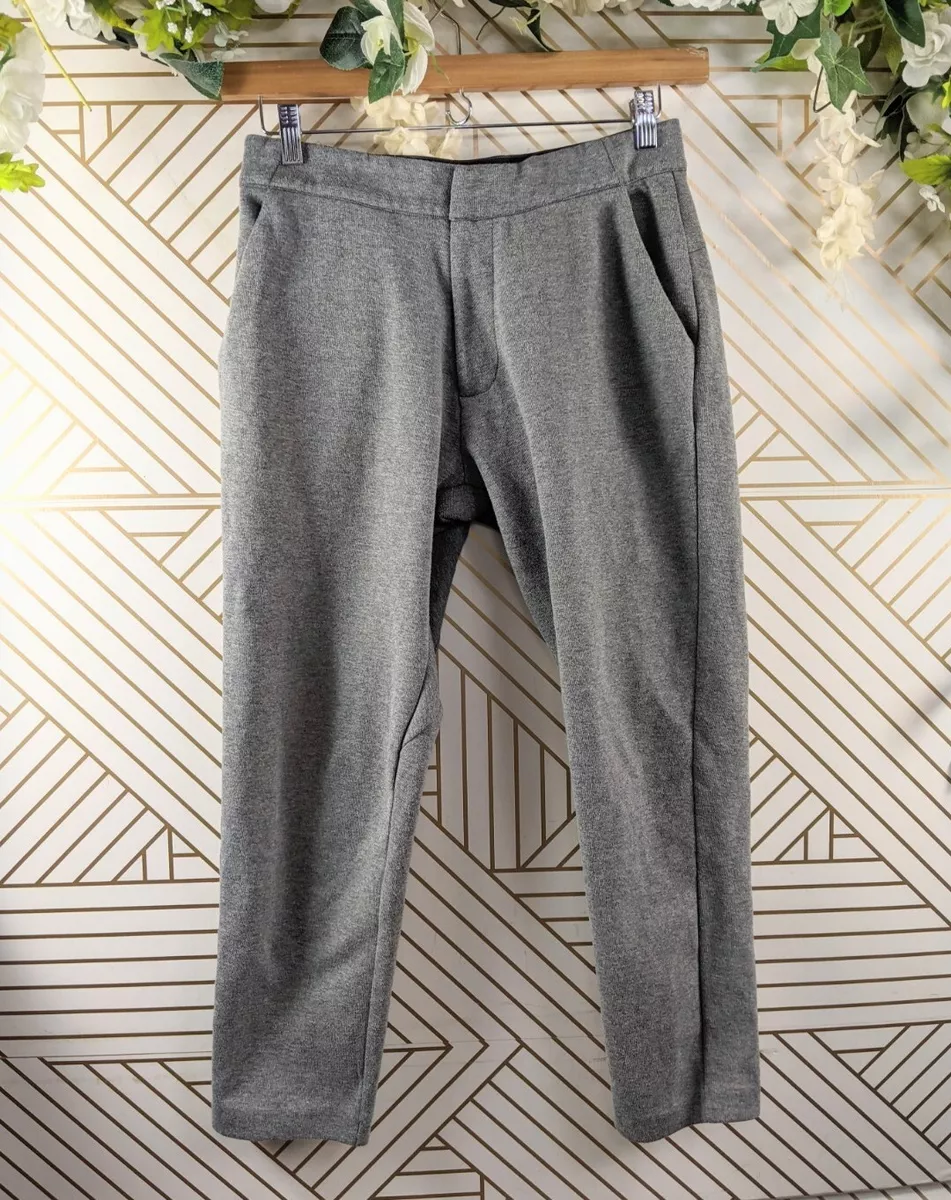 ZARA Man Men's Grey Gray Trousers Pants Comfortable Cropped Cotton Size  Medium