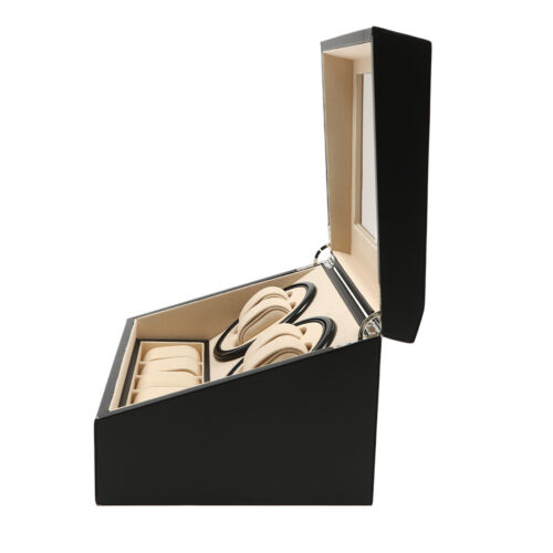 Automatisch Uhrenbeweger Uhrenbox Uhrenkasten Watchwinder Box für 4+6 Uhren DE - Bild 15 von 16