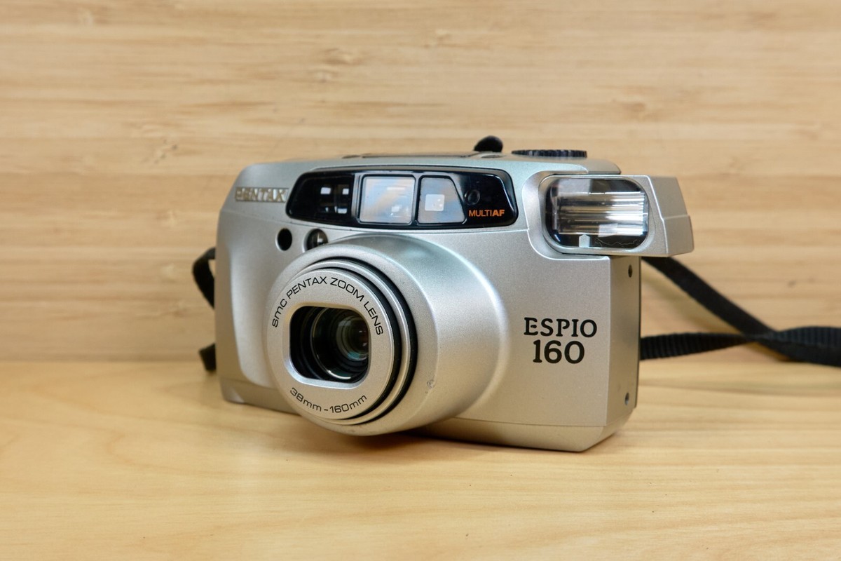 PENTAX ESPIO 160 ホワイトゴールド Pentax ESPIO 160 Point and Shoot, 35mm Film Camera, Multi AF, 38