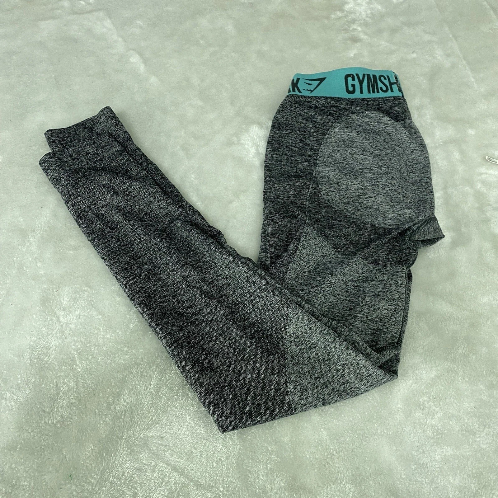 gymshark waist logo skinny gym yoga shape leggings