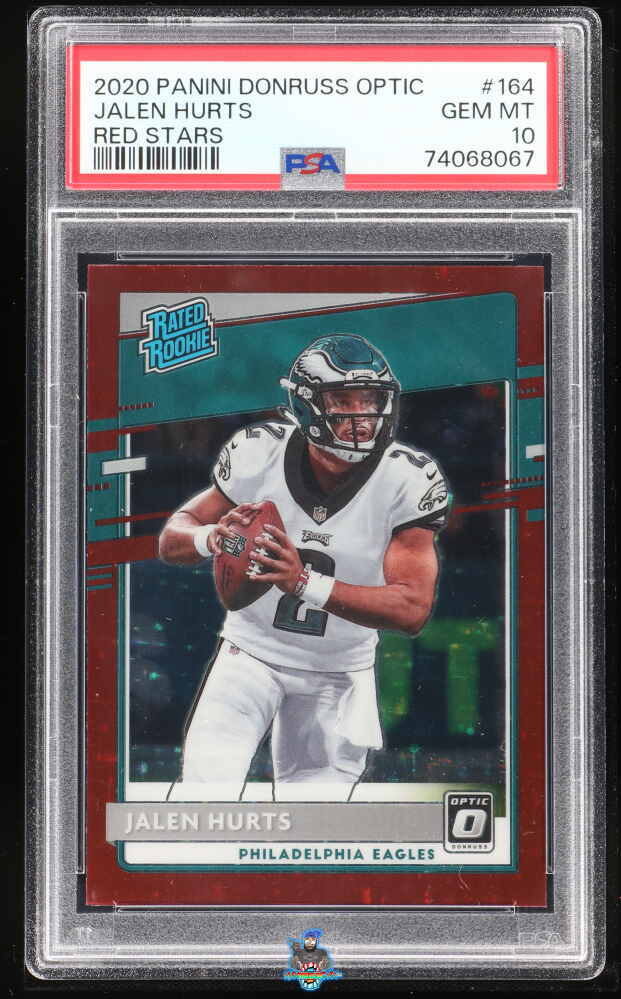 2020 Jalen Hurts PSA 10 Donruss Optic Red Stars #164