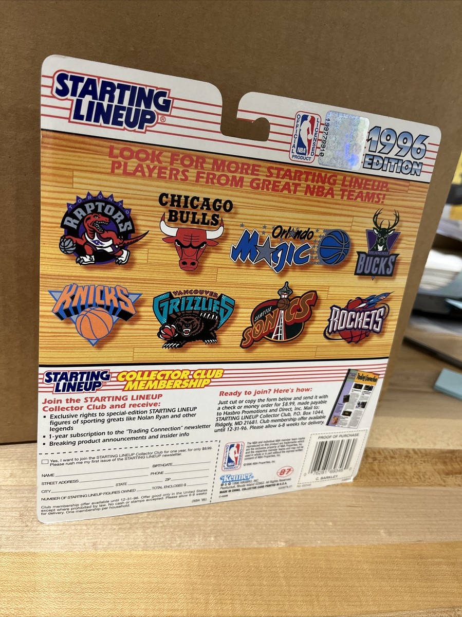 1996 NBA Starting Lineup Extended Charles Barkley Rockets Action