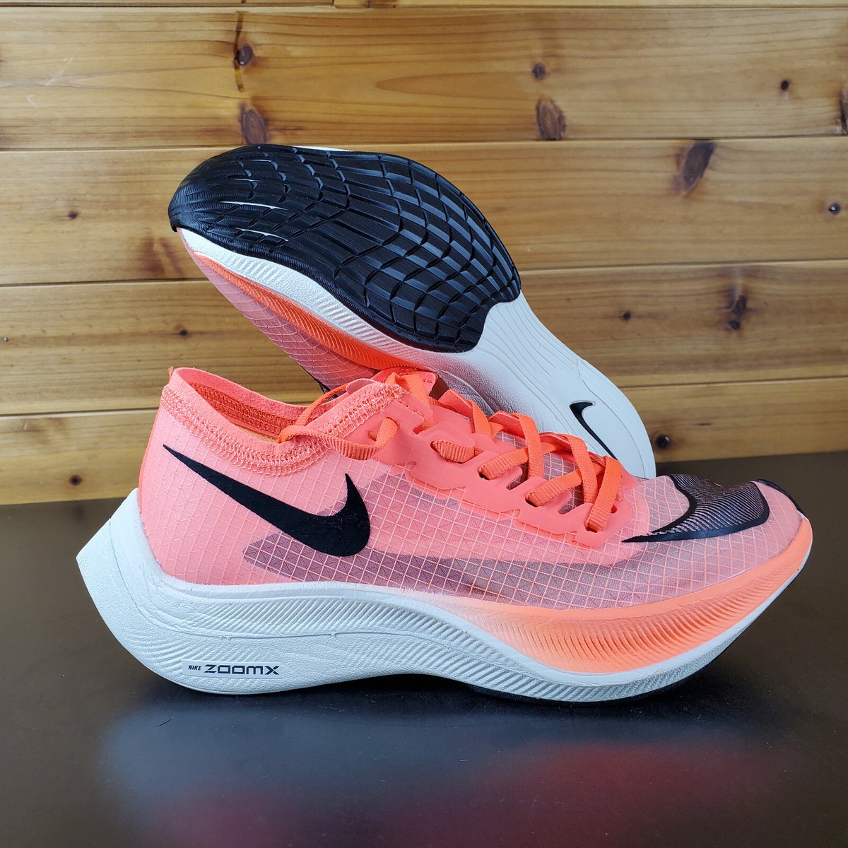 Nike ZoomX Vaporfly NEXT% Orange Running Shoes AO4568-800 | eBay