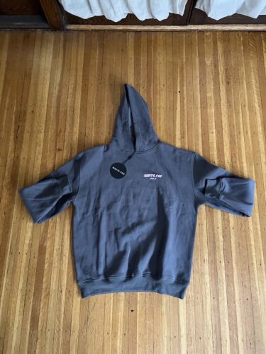 White Fox Boutique Oversized Baggy Hoodie Gray Women’s Size S/M VOL. 3 NWT - Picture 1 of 8