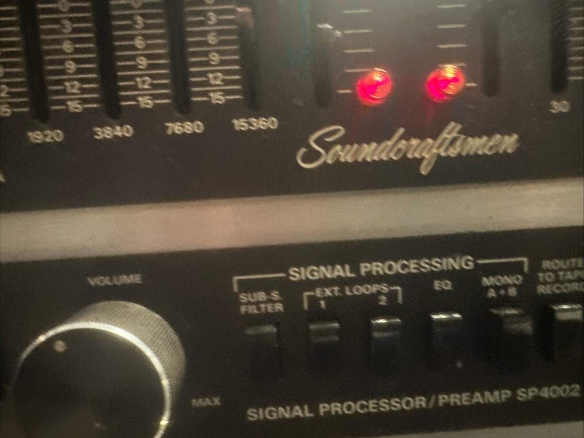 Soundcraftsmen SP4002 Pre Amplifier /Equalizer | eBay