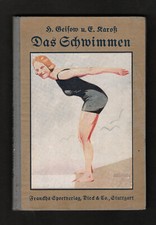 H. Geisow / E. Karoß  "DAS SCHWIMMEN"  Titelblatt von LUDWIG HOHLWEIN
