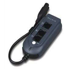 Belkin Notebook Travel Surge Protector 7ft Retractable Phone Cable F5C791-CB