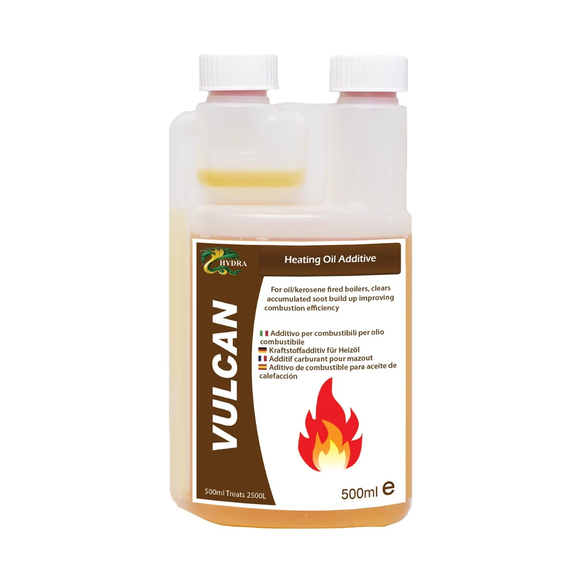 HYDRA VULCAN - Heating Oil Additive 500ml - 500ml treats up to 2,500 Litres  | eBay