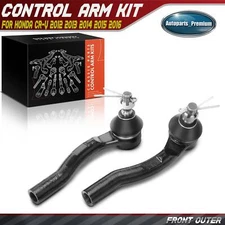 2x Front Left & Right Outer Tie Rod End for Honda CR-V 2012 2013 2014 2015 2016