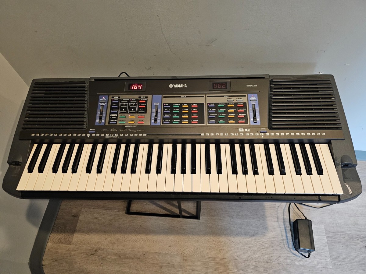 Yamaha Portatone Mie 2xg Electronic Piano Keyboard Tested Working