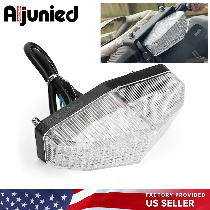 License Plate Holder With Tail Light & Turn Signals For DRZ400SM/S