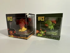 Prodigy FLORAFOX #2 And Magmischief #5 Vinyl Figure SMARTeacher Epic Series