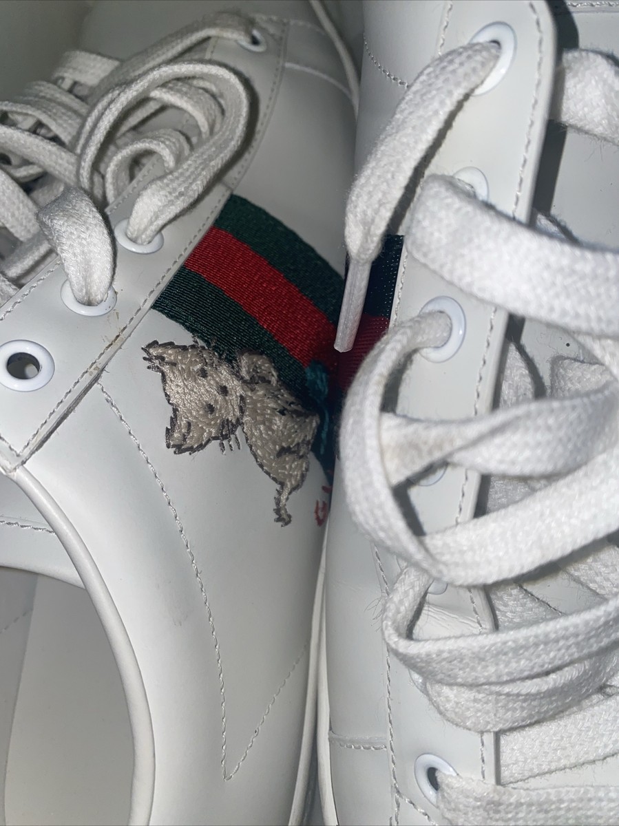 GUCCI 41✖︎41 ADIDAS x GUCCI GAZELLE MONOGRAM WOMEN'S SHOES SIZE US 9 UK