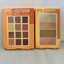 Prismatic Pop Highlighter Palette & Lightshow Eyeshadow Palette By Pop Beauty