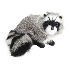 Raccoon Plush Toy Lifelike Cute Soft Stuffed Animal Toy Plushie Home Decor