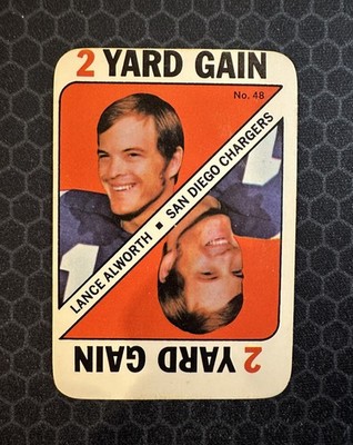   1971 Topps Football Game Card #48 - Lance Allworth - San Diego Chargers  