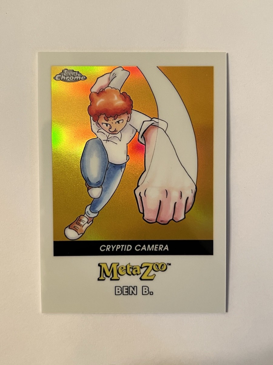 2022 Topps Chrome MetaZoo Cryptid Camera Ben B Gold Refractor #79