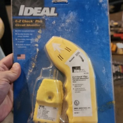 IDEAL E-Z Check Plus Circuit Identifier GFCI Tester Audible/Visual 61-052