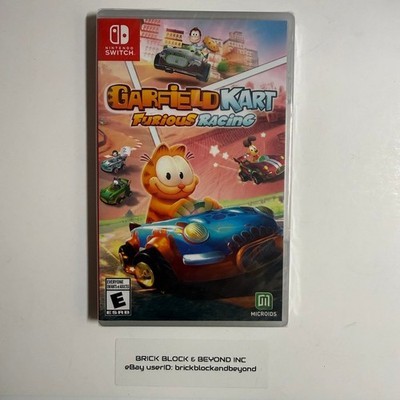 Nintendo Switch Garfield Kart Furious Racing New Sealed