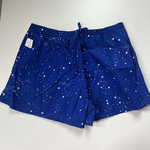 Nick & Nora Cami Top und Shorts Pyjama Set Blau Sternenmuster Größe M - Bild 11 von 14