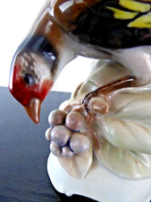 Rosenthal Vogel Figur, Fink Distelfink Stieglitz, Entwurf, Th. Kärner