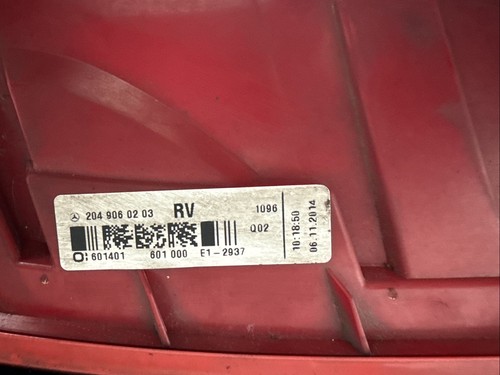 LUZ TRASERA IZQUIERDA MERCEDES CLASE C C220 2013 - Imagen 6 de 9