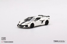 Chevrolet Corvette Z06 2023 Arctic White 1:43 Scale TSM430669