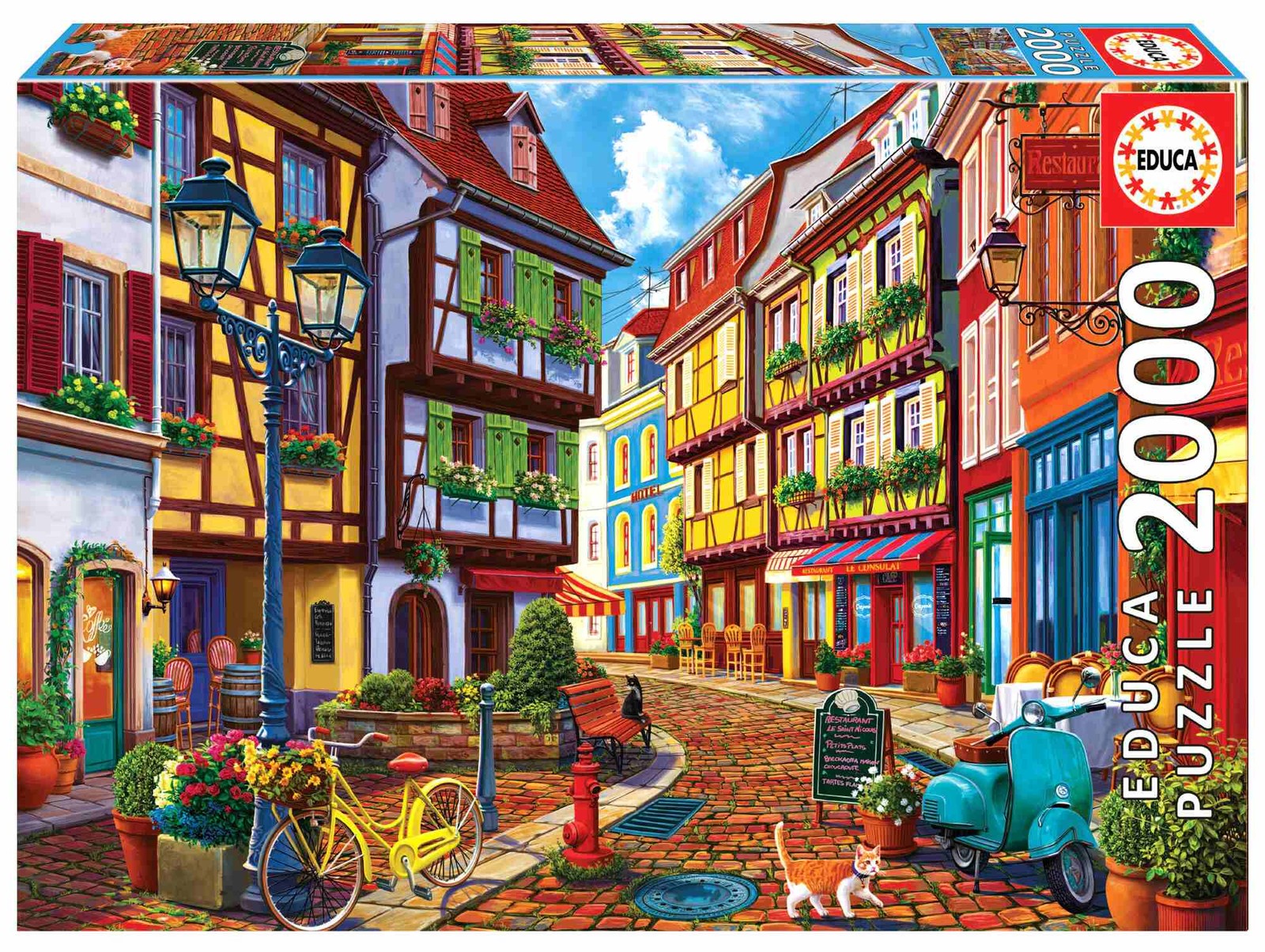 8412668199453 Puzzle 2000 Kolorowa uliczka 112808 Educa 8590₽