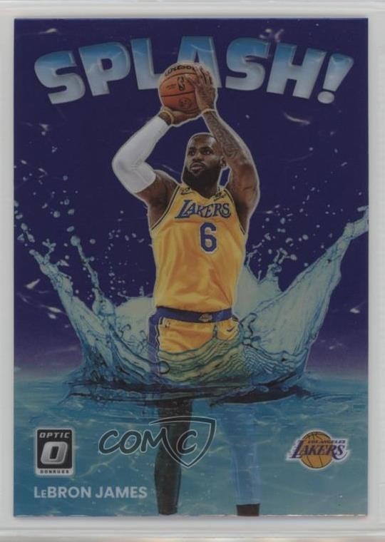 2022-23 Panini Donruss Optic Splash! Purple Prizm LeBron James #15 10yu