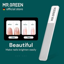 MR.GREEN Nano Glass Nail File Instant Shine Polisher Buffer