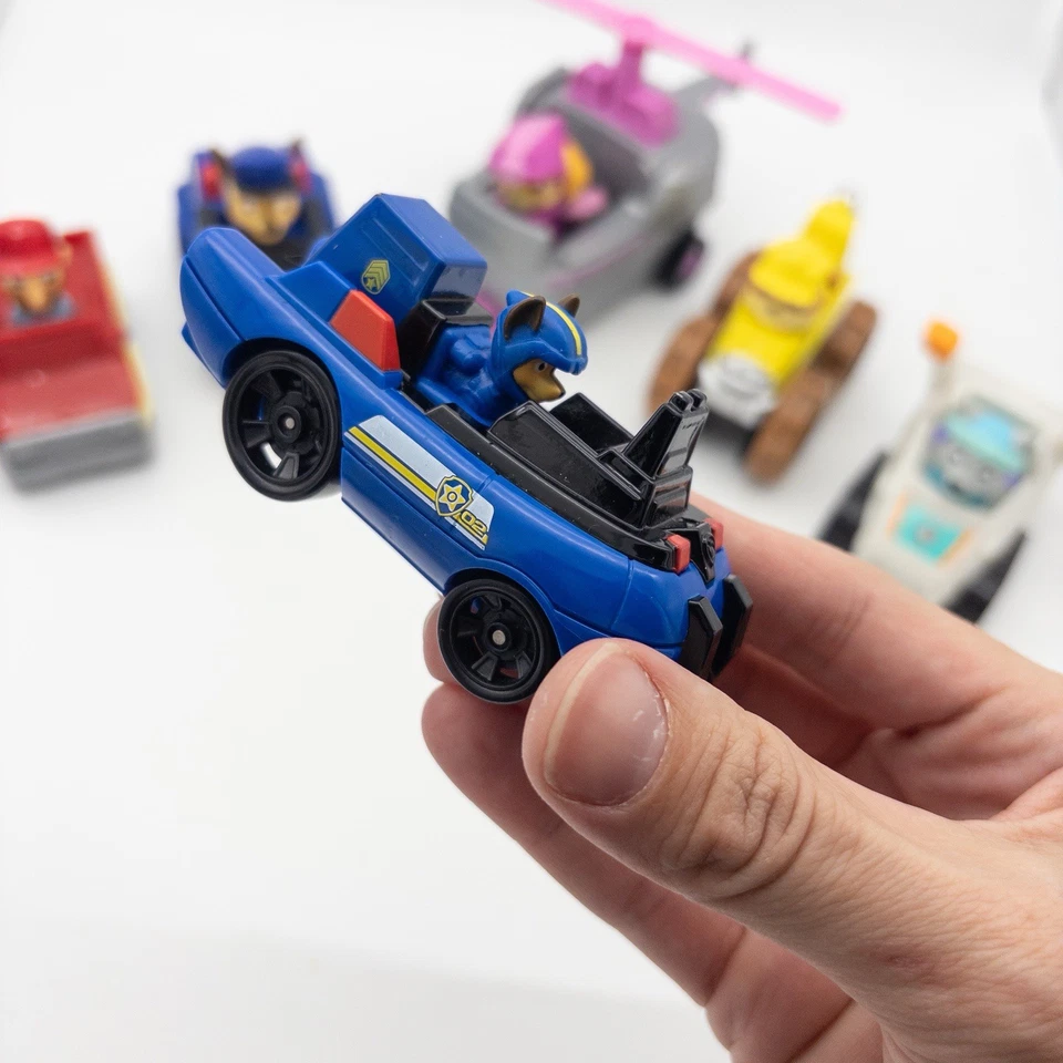 Lot of 8 Assorted Paw Patrol Vehicles Cars Pups Toys Marshall Chase Skye Rubble - Image 4 of 4
