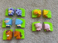 LeapFrog Fridge Farm Replacement Animals Magnetic Matching Animal Barn Set of 5