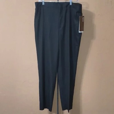 NWT Perry Ellis Men's Classic Fit DK Chocolate Dress Pants Size 34 X 32