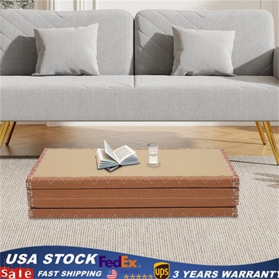 Natural Coconut Fiber Floor Mat Foldable Tatami Mattress Coffee Meditation Mat