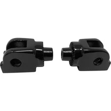 Kodlin USA SPLINED RIDER PEG ADAPTER GLOSS BLACK `18-22 SOFTAIL K73250