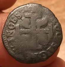 Moneta 3 Cavalli 1625, Regno Di Napoli Filippo IV, Rara, Rif. 9492