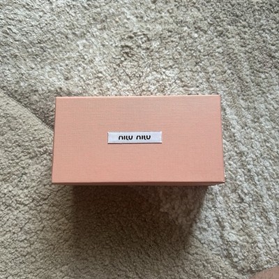Miu Miu Glimpse Sonnenbrille SMU 11W Damen Schwarz Gold