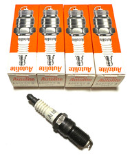 Set of 4 Vintage NOS Autolite Spark Plugs AGRF52-B Made in USA