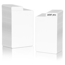 200PCS White Trading Card Dividers 2.6x3.7" Paper Vertical Organizer