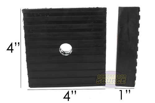 4x4x1 Anti Vibration Noise Reducing Pad Heavy Duty Rubber Washing Machine 3 Pack - Picture 4 of 6