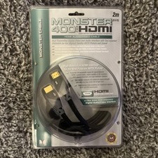 MONSTER 400 HDMI Gold Contacts Cable 6.6ft HDTV Certified New SEALED
