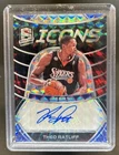 2019-20 Panini Spectra Theo Ratliff Icons Auto Autograph Interstellar #/49 76ers