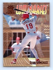1999 Topps Stars #168 Juan Gonzalez Luminaries Insert