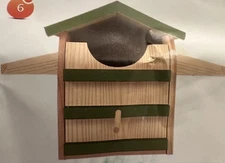 SCREECH OWL HOUSE, NESTING BOX WITH BIRD PEARCH - SOLD!!!!!