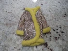 SNAKE CHARMER # 124 * Vinyl Coat  * 1970s Vintage Mod Francie Mattel * Flaws Rd