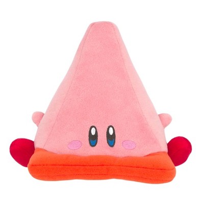 Kirby Cone Mouth 7'' Plush Official Sanei All Star Collection Nintendo 1909 New