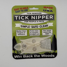 Tick Nipper Tick Remover for People and Pets Simple-Safe-Clean Made in USA